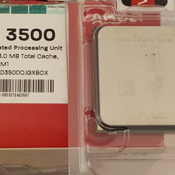 AMD A6 3500 Accelerated Processing Unit / APU 2.1 GHz Socket FM1 | AD3500OJGXBOX - Picture 8 of 10